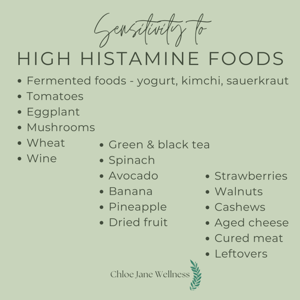 high histamine foods